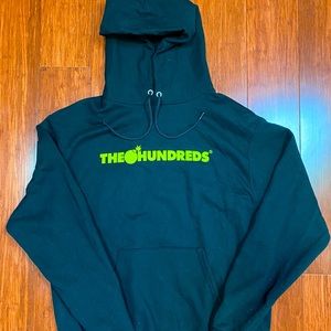 The Hundreds Logo Hoodie - Black & Yellow | Size M